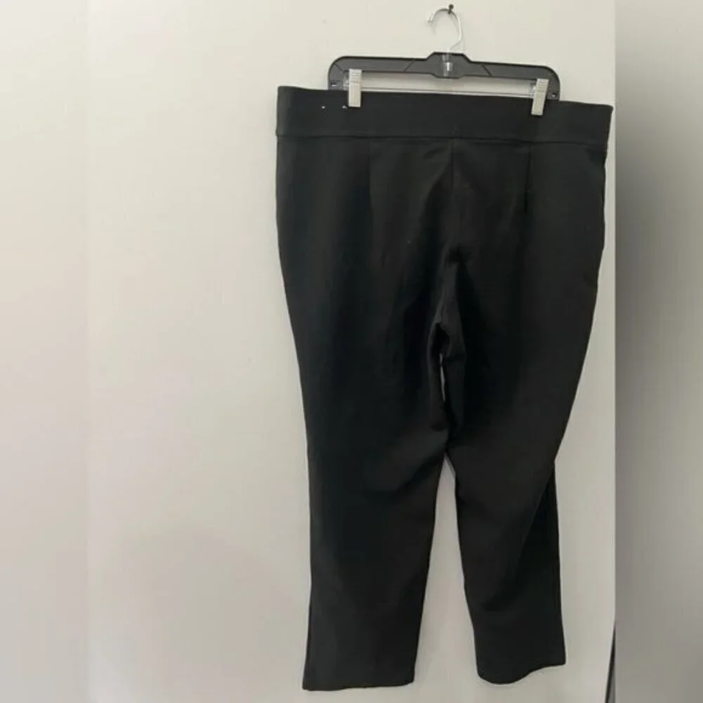Lauren Ralph Lauren black trousers pants size 20W yoga pants